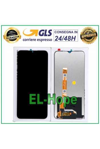 DISPLAY LCD TOUCH SCREEN PARI ORIGINALE SERVICE OPPO A17 CPH2477 SCHERMO VETRO