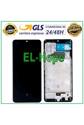 DISPLAY LCD OLED FRAME PER SAMSUNG GALAXY A32 4G SM-A325 F/FN TOUCH SCREEN VETRO