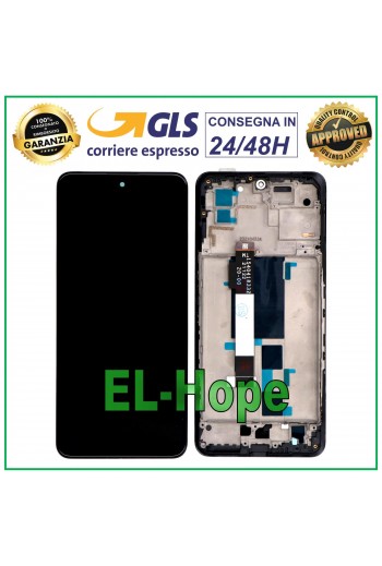 DISPLAY TOUCH LCD FRAME PER XIAOMI POCO X3 GT 21061110AG / REDMI NOTE 10 PRO 5G