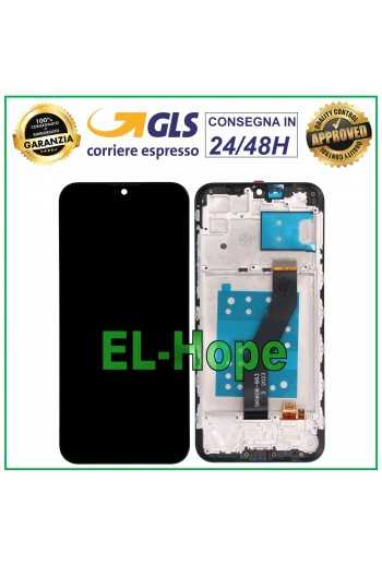 DISPLAY LCD FRAME PER MOTOROLA MOTO E6i XT2053-5 XT2053-6 TOUCH SCREEN VETRO