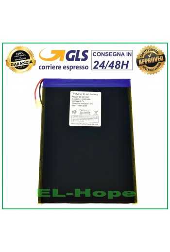 BATTERIA PER TABLET E PC 3,7V 5000 MAH - DIMENSIONI 15,3 Cm * 10.16 cm * 0,13 cm