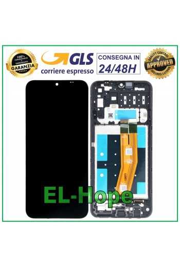 DISPLAY LCD + FRAME PER SAMSUNG GALAXY A14 4G SM-A145 R P TOUCH VETRO ASSEMBLATO