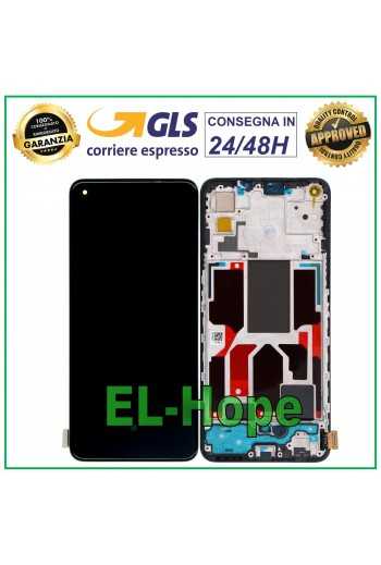 DISPLAY OLED FRAME PER OPPO REALME GT MASTER RMX3363 RMX3360 TOUCH VETRO SCHERMO