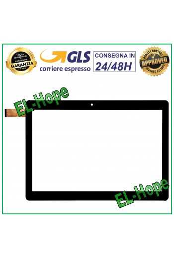 TOUCH SCREEN VETRO TABLET MAJESTIC TAB 714 4G DIGITIZER 10.1" ORIGINALE NERO