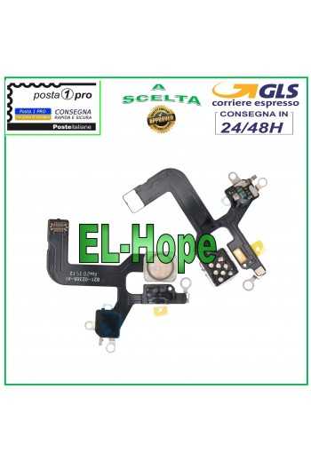 FLAT FLEX FLASH + MICROFONO PER APPLE IPHONE 12 A2172 A2402 A2403 A2404