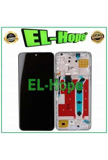 DISPLAY LCD FRAME PER HONOR X8 4G TFY-LX1 L026 L036 TOUCH SCREEN VETRO SILVER