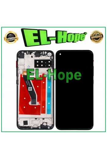 DISPLAY LCD FRAME PER HUAWEI P40 LITE E /Y7P 2020 ART-L28 L29 TOUCH SCHERMO NERO