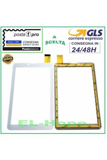 TOUCH SCREEN VETRO TABLET AKAI MD7043N 3G ORIGINALE DIGITIZER 7" BIANCO