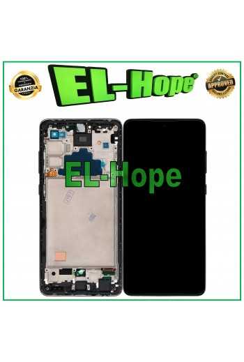 DISPLAY TFT + FRAME PER SAMSUNG GALAXY A72 SM A725 A726 TOUCH VETRO SCHERMO NERO