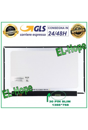 DISPLAY LCD PER NOTEBOOK HP 255 G8 15.6" 30 PIN SLIM 1366*768 SCHERMO HD LED