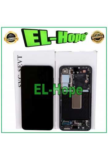 DISPLAY LCD FRAME ORIGINALE SAMSUNG GALAXY S23 5G 2023 SM-S911 TOUCH SCREEN NERO