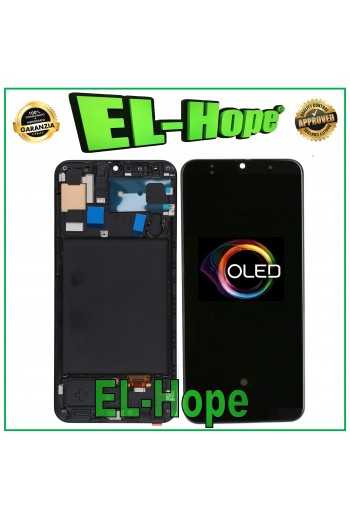 DISPLAY LCD PER SAMSUNG GALAXY A50 SM A505 F TOUCH SCHERMO OLED PARI ORIGINALE