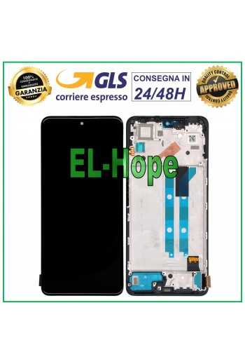 DISPLAY LCD TFT FRAME PER XIAOMI REDMI NOTE 11E PRO 2201116SC TOUCH SCREEN VETRO