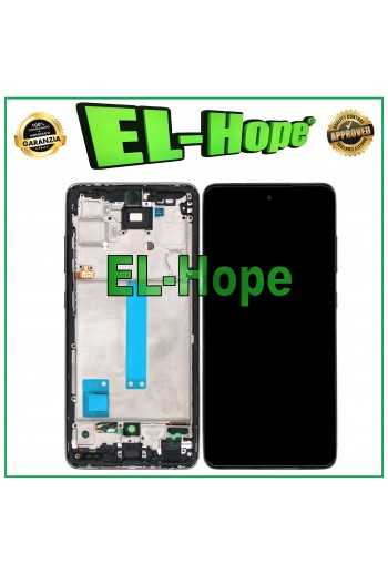 DISPLAY LCD TFT PER SAMSUNG GALAXY A52 5G 2021 SM-A525F A526B TOUCH FRAME NERO