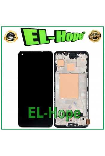 DISPLAY LCD TFT + FRAME PER OPPO REALME GT 5G RMX2202 TOUCH SCREEN ASSEMBLATO 