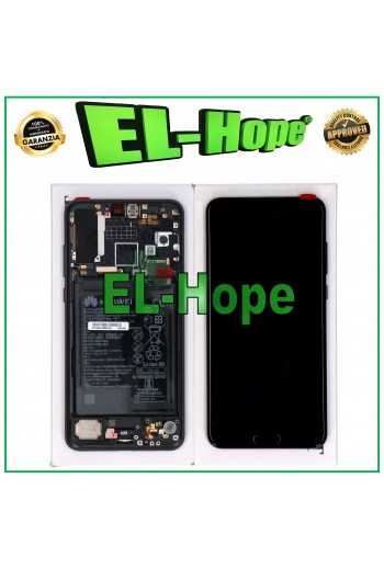 DISPLAY TOUCH LCD ORIGINALE + BATTERIA HUAWEI P20 PRO CLT-L09 L29 L04 L09C NERO