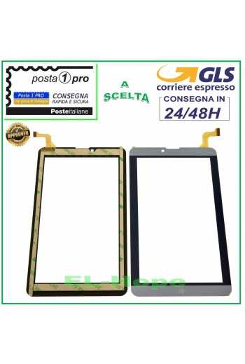 TOUCH SCREEN VETRO MEDIACOM SMARTPAD MX 7 M-SP7MXA SP7MXA ORIGINALE GRIGIO