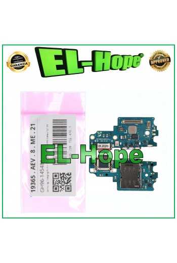 CONNETTORE DI CARICA ORIGINALE SAMSUNG S21 FE 5G SM-G990E MICROFONO LETTORE SIM