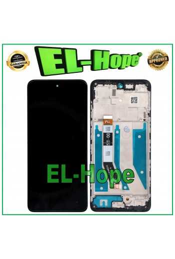 DISPLAY LCD + FRAME PER MOTOROLA MOTO G73 5G XT2237 TOUCH SCREEN VETRO NERO