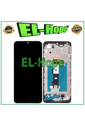 DISPLAY LCD + FRAME PER MOTOROLA MOTO E22 E22i XT2239 XT-2239 TOUCH SCREEN VETRO