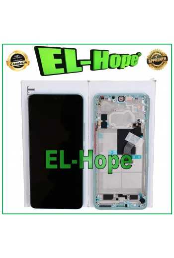 DISPLAY ORIGINALE SERVICE FRAME XIAOMI MI 12 LITE 5G 2203129G TOUCH SCREEN VERDE