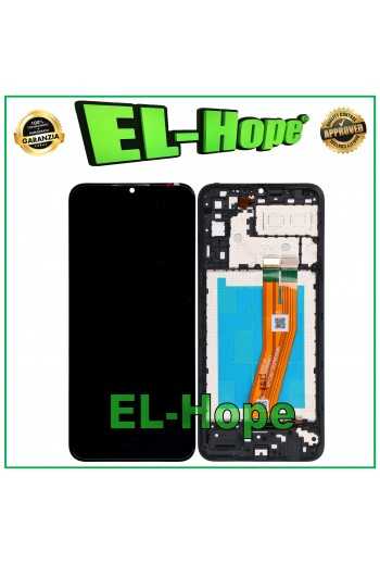 DISPLAY LCD + FRAME PER SAMSUNG GALAXY A04E 2022 SM-A042 TOUCH SCREEN VETRO NERO