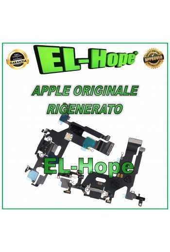 FLAT CONNETTORE DI RICARICA RIGENERATO ORIGINALE APPLE IPHONE 11 NERO