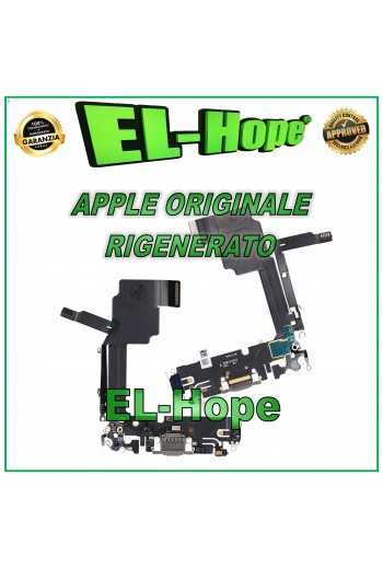 FLAT CONNETTORE CARICA RIGENERATO ORIGINALE APPLE IPHONE 15 PRO TITANIO NATURALE