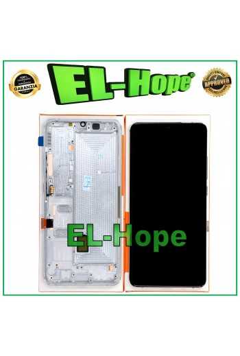 DISPLAY TOUCH LCD FRAME PARI ORIGINALE SERVICE XIAOMI Mi NOTE 10 /10 Pro SILVER