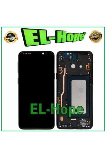 DISPLAY LCD TFT + FRAME PER SAMSUNG GALAXY S9 SM-G960 TOUCH SCREEN VETRO NERO