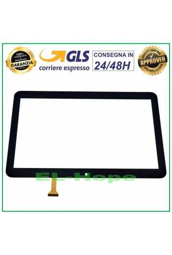 TOUCH SCREEN VETRO MAJESTIC TAB 611 TABLET 10.1 DIGITIZER ORIGINALE NERO