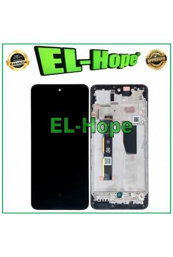 DISPLAY LCD OLED + FRAME PER MOTOROLA MOTO G84 5G XT2347 TOUCH SCREEN VETRO NERO