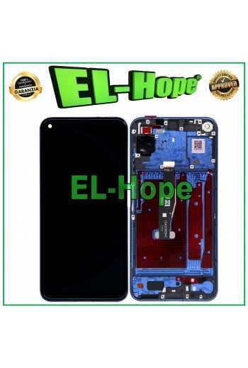 DISPLAY TOUCH PER HUAWEI NOVA 5T YAL-L21 L61 L71 / HONOR 20 YAL-AL00 FRAME BLU