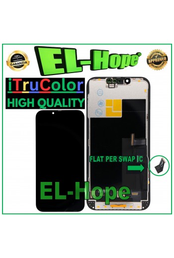 DISPLAY LCD iTruColor HARD OLED PER APPLE IPHONE 13 PRO TOUCH VETRO SCHERMO