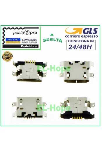 CONNETTORE DI RICARICA PER HUAWEI Y600 Y625 MICRO USB CARICA ORIGINALE