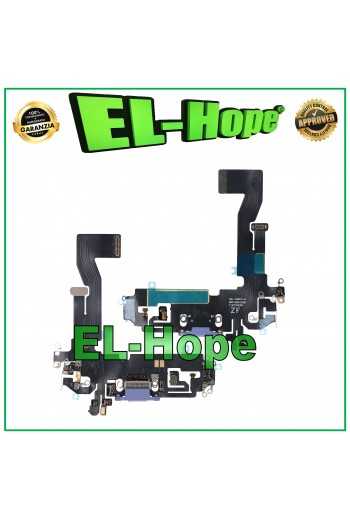 CONNETTORE RICARICA APPLE iPhone 12 FLAT FLEX MICROFONO DI CARICA VIOLA