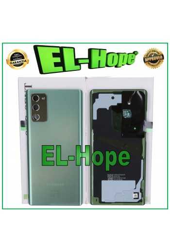 SCOCCA COPERCHIO POSTERIORE ORIGINALE SAMSUNG NOTE 20 SM-N981 SM-N980 VERDE