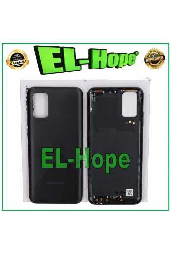COPRI BATTERIA POSTERIORE ORIGINALE SAMSUNG GALAXY A02S SM-A025 COPERCHIO NERO