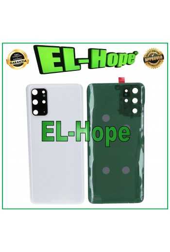 COPERCHIO BACK CASE PER SAMSUNG GALAXY S20 PLUS SM-G985 SCOCCA POSTERIORE BIANCA