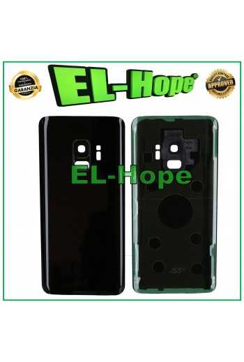 COPERCHIO COPRI BATTERIA PER SAMSUNG GALAXY S9 SM-G960 SCOCCA POSTERIORE NERO