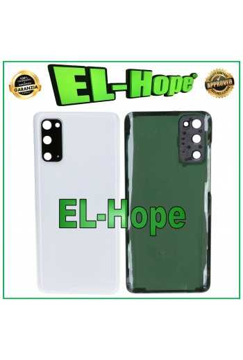 BACK CASE PER SAMSUNG GALAXY S20 SM-G980 G981 COPERCHIO POSTERIORE BIANCO