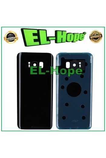 COPRI BATTERIA PER SAMSUNG GALAXY S8+ PLUS SM-G955 CASE SCOCCA POSTERIORE NERO