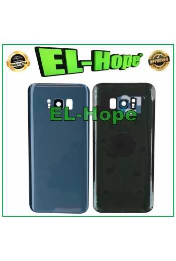 COPRI BATTERIA PER SAMSUNG GALAXY S8+ PLUS SM-G955 CASE SCOCCA POSTERIORE BLU