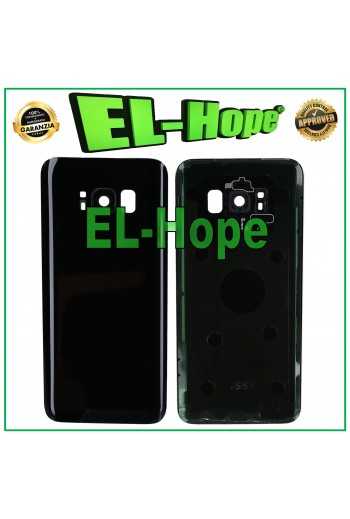 COPRI BATTERIA PER SAMSUNG GALAXY S8 SM-G950 SCOCCA COPERCHIO POSTERIORE NERO