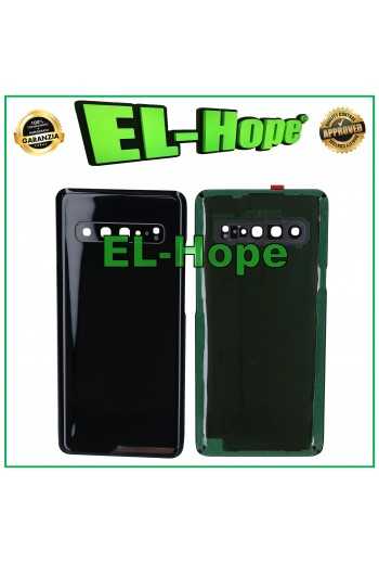 COPRI BATTERIA PER SAMSUNG GALAXY S10 5G SM-G977F CASE COPERCHIO POSTERIORE NERO