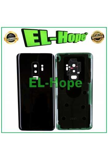 COPRI BATTERIA PER SAMSUNG GALAXY S9+ PLUS SM-G965 CASE SCOCCA POSTERIORE NERO