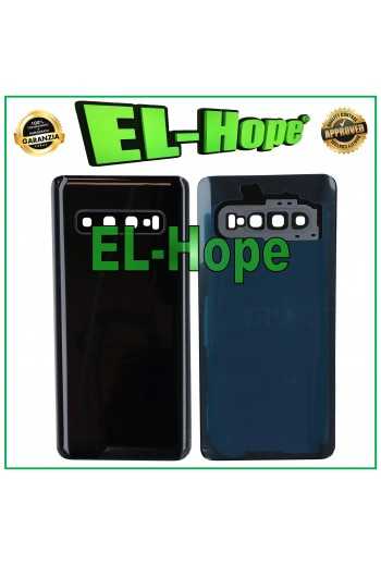 BACK CASE BATTERIA PER SAMSUNG GALAXY S10 SM-G973F COPERCHIO POSTERIORE NERO