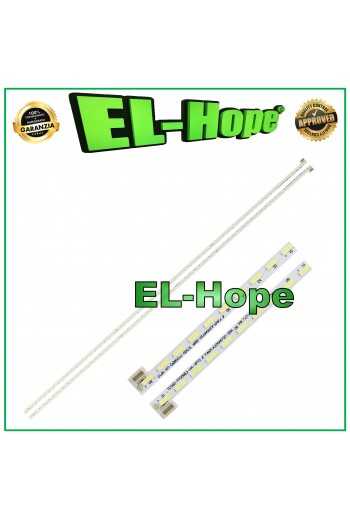 KIT 2 BARRE STRIP 60 LED PER TV HAIER 50" TC500-P1006(L)(R) JLE50A6720-32DL / DR