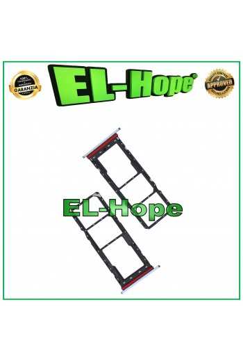 SLOT CARRELLO VANO SCHEDA SIM + MICRO SD PER MOTOROLA MOTO E32 XT2227 SILVER