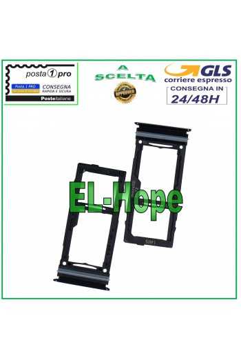 SLOT CARRELLO VANO SCHEDA NANO SIM CARD SD SAMSUNG GALAXY A52 5G SM-A526 B NERO